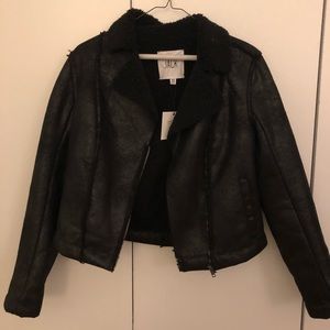 Jack by BB Dakota / Faux Shearling Biker Jacket